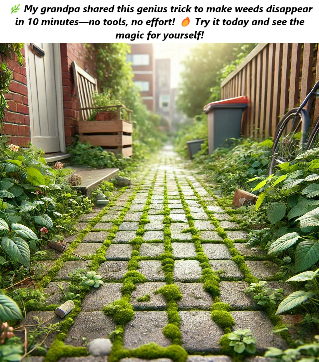 My Grandpa’s Genius Trick to Eliminate Weeds in Just 10 Minutes – No Effort Needed! 