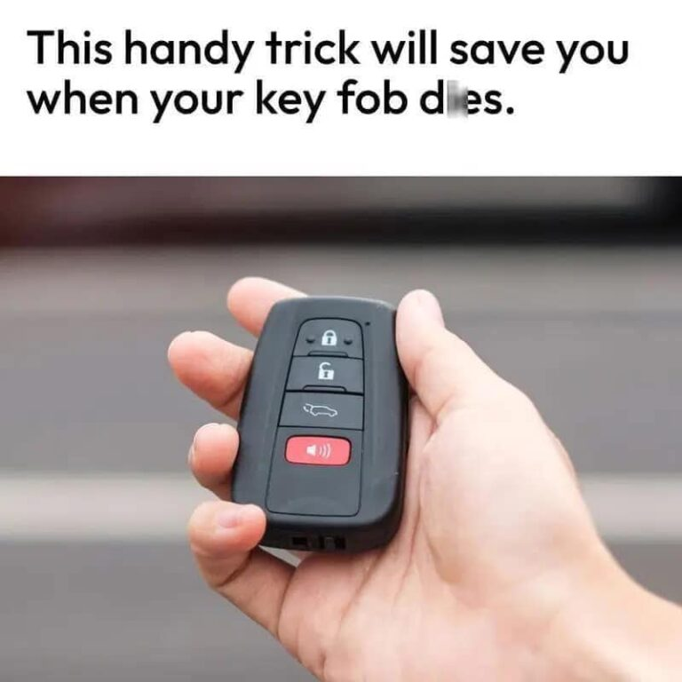 These Tricks Will Save You When Your Key Fob D-i-es